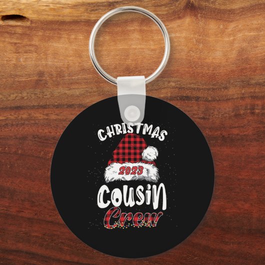 Kerstneef met buffelroepoot, pyjama Fa Sleutelhanger (Voorkant)