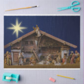 Kerstnegativemanager 3 - Weefpapier voor lospagina Tissuepapier (Craft)