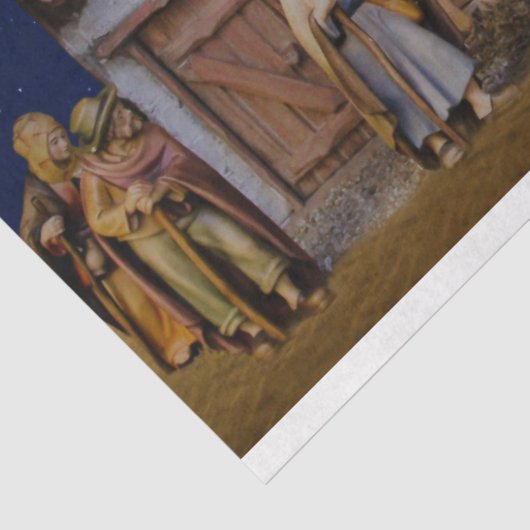 Kerstnegativemanager 3 - Weefpapier voor lospagina Tissuepapier (Detail)