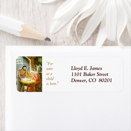 Kerstnegativiteitslabel Etiket (Insitu)