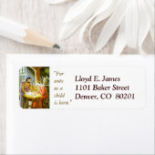 Kerstnegativiteitslabel Etiket (Insitu)