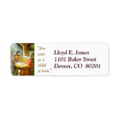 Kerstnegativiteitslabel Etiket (Voorkant)