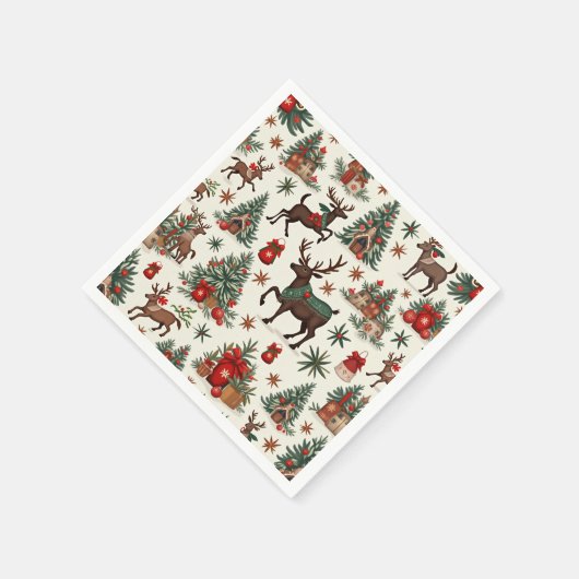 kerstnepkin servet (Hoek)