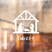 Kerstneringswoestenscript Raamsticker (Vel 2)