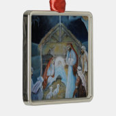 Kerstnerviteitswoede Metalen Ornament (Rechts)