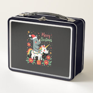 Kerstneushoorn Prettig Kerstfeest Eenhoorn Neushoo