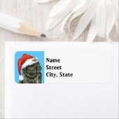 KerstNewfoundland Etiket (Insitu)