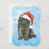 KerstNewfoundland Feestdagenkaart (Voorkant)
