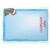 KerstNewfoundland Notitieblok (Voorkant)