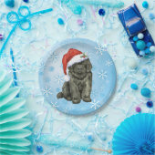 KerstNewfoundland Papieren Bordje (Feest)