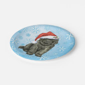 KerstNewfoundland Papieren Bordje (Gekanteld)