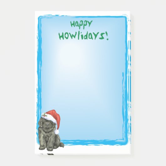KerstNewfoundland Post-it® Notes (Voorkant)