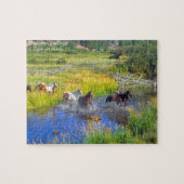 Kerstnicht. Jigzaag Puzzle Legpuzzel (Horizontaal)