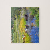 Kerstnicht. Jigzaag Puzzle Legpuzzel (Verticaal)