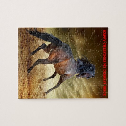 Kerstnicht. Legpuzzel (Horizontaal)