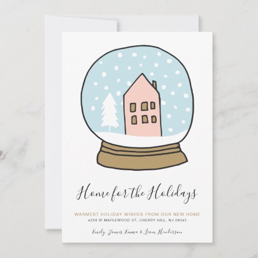 Kerstnieuw startpunt voor de Feestdagen Feestdagenkaart (Voorkant)