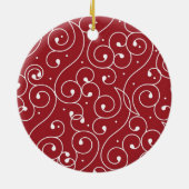 Kerstnieuwe grootouder keramisch ornament (Achterkant)