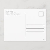 Kerstnieuwjaarfoto Feestdagenkaart (Achterkant)