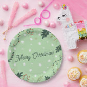 Kerstnieuwjaarsdiner salie groen bord (Feest)