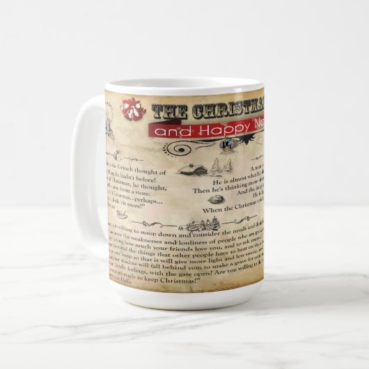 Kerstnieuws 15 oz Mok (Voorkant links)