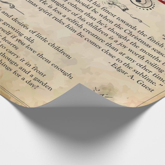 Kerstnieuws Cadeaupapier (Hoek)