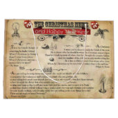 Kerstnieuws - cadeautas - groot, glanzend (Achterkant)