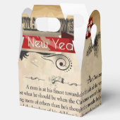 Kerstnieuws voor kerstmis bedankdoosjes (Geopend)