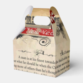 Kerstnieuws voor kerstmis bedankdoosjes