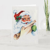 Kerstnieuwsbrief Poinsettia Vakantie Groeten Kaart (Voorkant)