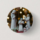 Kerstnitraatscène Button (Voorkant)