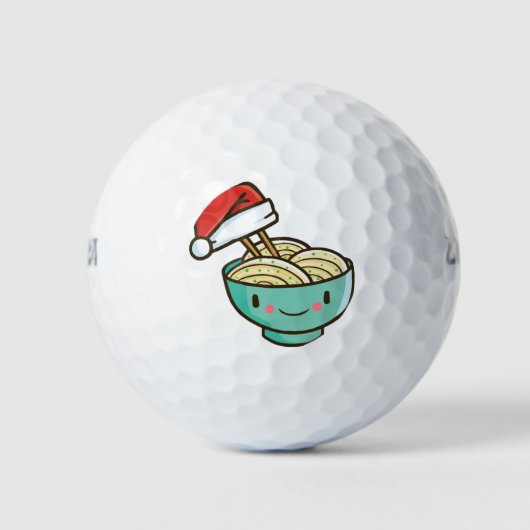 kerstnoedenkom golfballen (Voorkant)