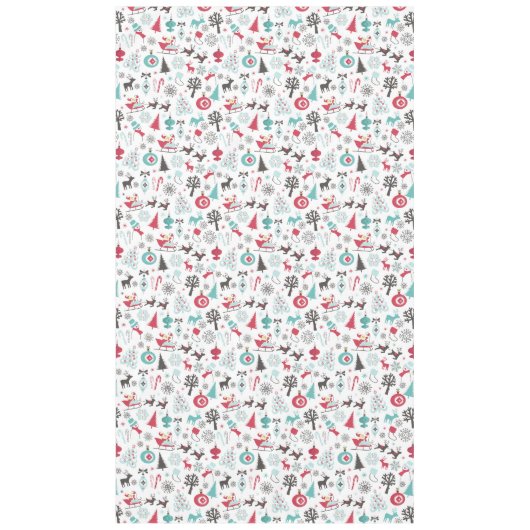 Kerstnoords patroon tafelkleed (Voorkant)