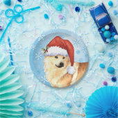 KerstNoors Buhund Papieren Bordje (Feest)