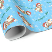 KerstNoors Lundehund Cadeaupapier (Rol Hoek)