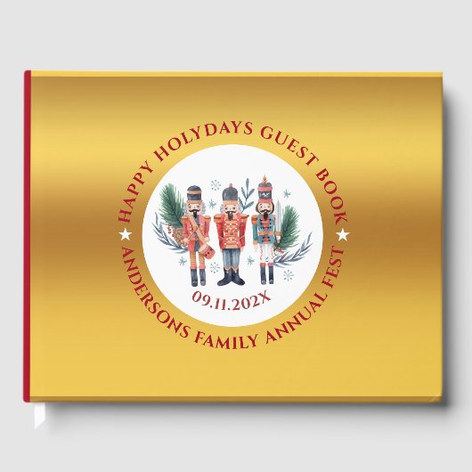 kerstnootmuskaten gastenboek (Voorkant)