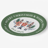 kerstnootmuskaten papieren bordje (Gekanteld)