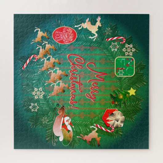 Kerstnostalgie Legpuzzel (Horizontaal)