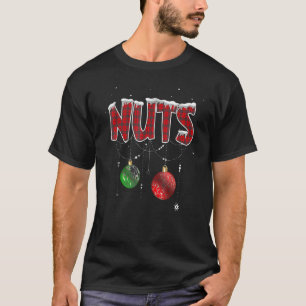 Kerstnoten bijpassende kastanjes kerst koppels Nu T-shirt