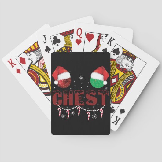 Kerstnoten Kerst Matching Kerst Koppels Pokerkaarten (Achterkant)