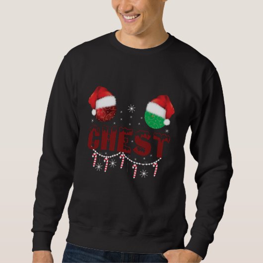 Kerstnoten Kerst Matching Kerst Koppels Trui (Voorkant)