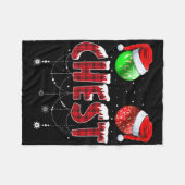 Kerstnoten Kerst Matching Koppel Kastanjes 1  Fleece Deken (Voorkant (Horizontaal))