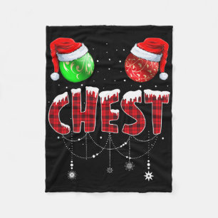 Kerstnoten Kerst Matching Koppel Kastanjes 1 Fleece Deken