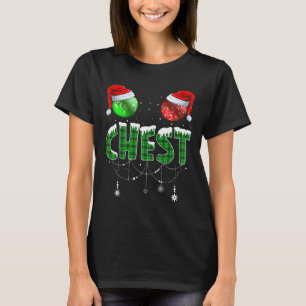 Kerstnoten Kerst Matching Koppel Kastanjes T-shirt
