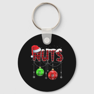 Kerstnoten Matching Familie Pret Kastanjes Kerstmi Sleutelhanger