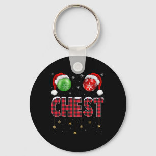 Kerstnoten Matching Familie Pret Kastanjes Kerstmi Sleutelhanger