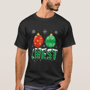 Kerstnoten Overeenkomende Kastanjes Kerst Koppels T-shirt