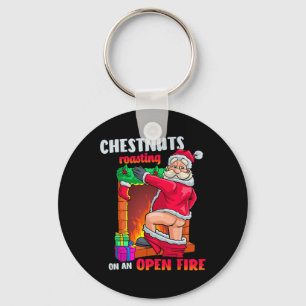 Kerstnoten roosteren Leuke Stoute Kerstman Vies Et Sleutelhanger