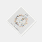 Kerstnotenkraker Ballerina Waterverf Servet (Hoek)