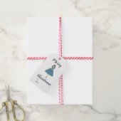 Kerstnotenkraker Ballet Clara Gift Label Cadeaulabel (Met Touw)