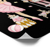 Kerstnotenkraker Ballet Schattigee kerstcadeaus vo Poster (Hoek)